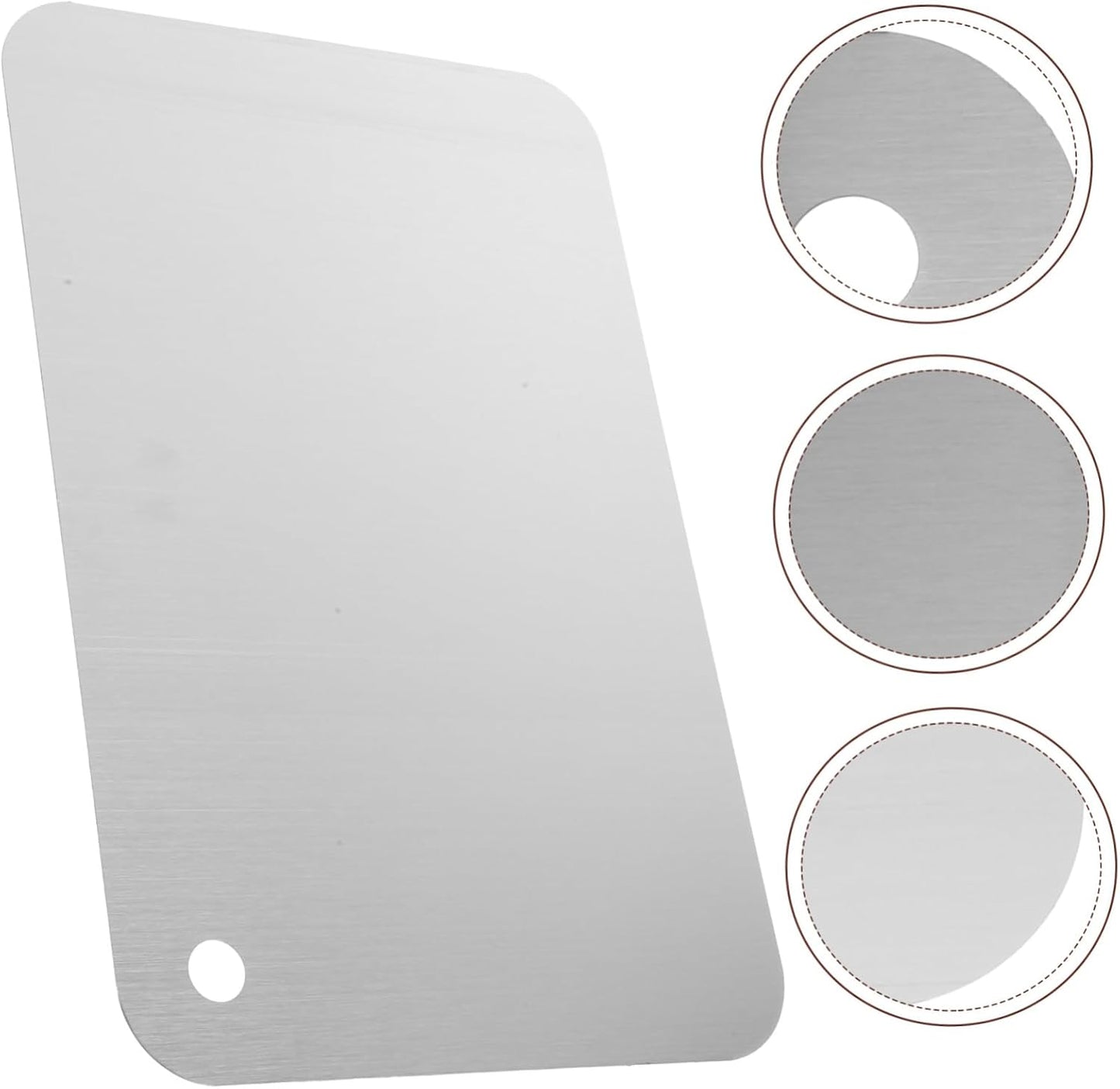 Yardwe Chopping Board for Home Double-sided Cutting Mat Stainless Steel Xxl Size Easy to Clean