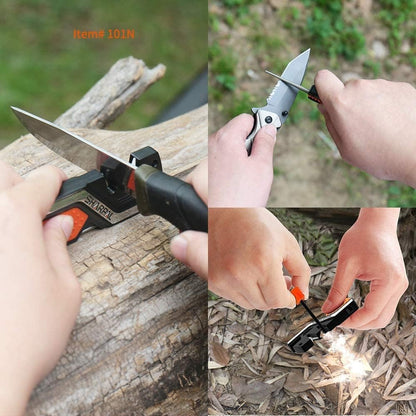 SHARPAL 101N 6-in-1 Pocket Knife Sharpener & Survival Tool