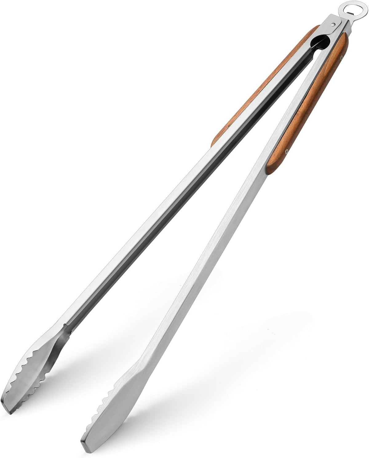 25-Inch Extra Long Grill Tongs, Stainless Steel Metal BBQ Tongs