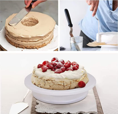 Cake Decorating Turntable, 11" Cake Decorating Supplies Revolving