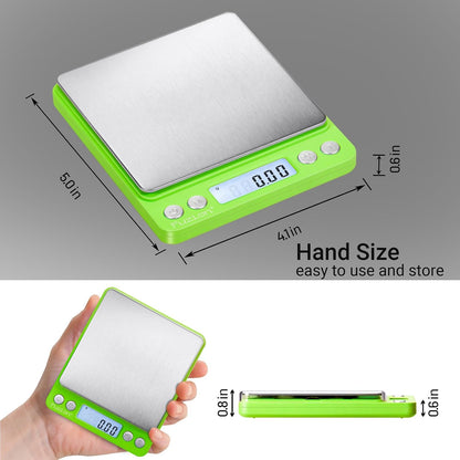 Fuzion Digital Gram Scale .01 Gram Accuracy, 500g Small Jewelry Scale