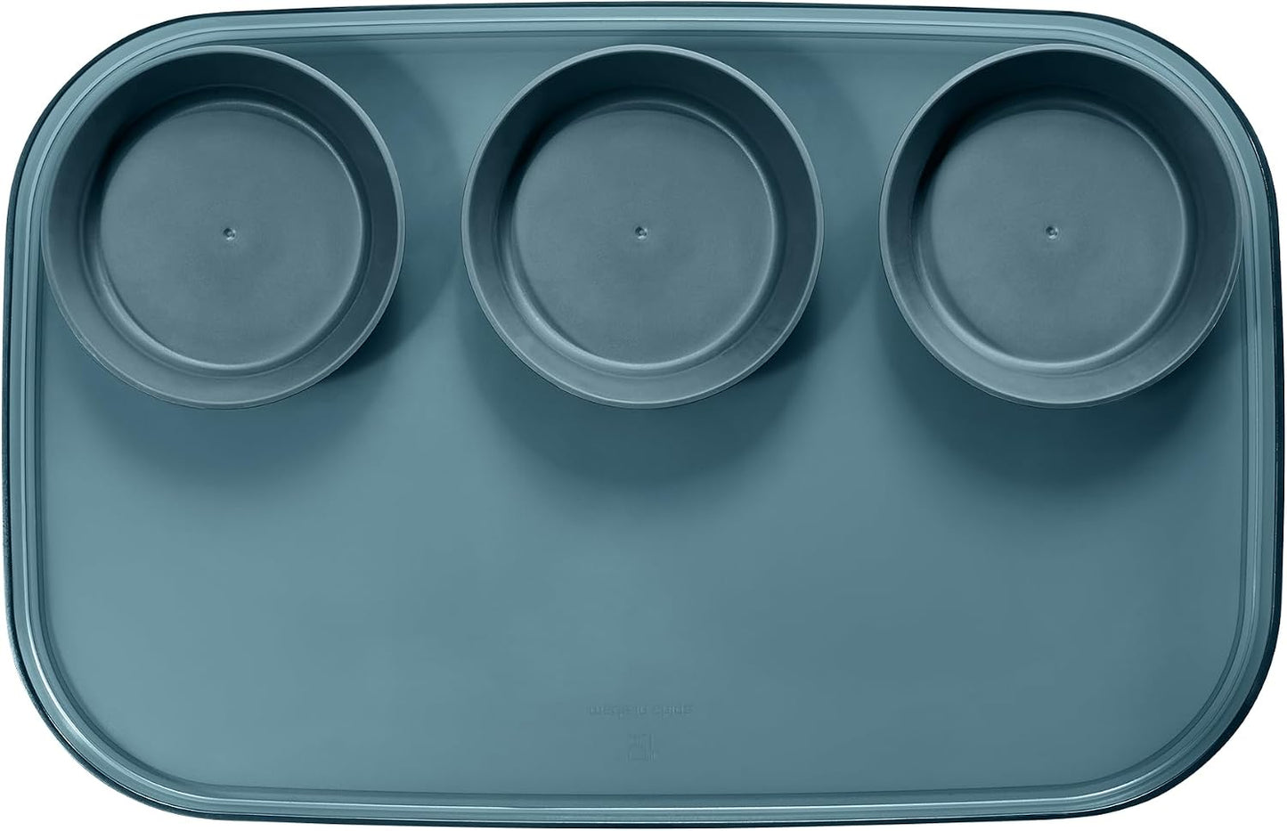 madesmart dipware 3 Bowl Serving Tray, Stackable & Removable Dip Bowls for Charcuterie, Guacomole, Snacks, Veggies, Premium Dishwasher & Microwave Safe, Multipurpose Plate & Bowl, Olive