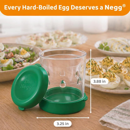 The Negg Boiled Egg Peeler - White