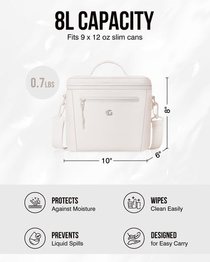 GLORIEROO Insulated Lunch Box Bag Women Girls - Waterproof Leakproof Lightweight Reusable Cooler for School Work Picnic - Back to School