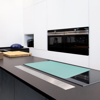 YUHFERA Stove Top Cover for Electric Stove - Silicone Stove Mat for Glass Top, Glass Cooktop Protector For Kitchen,Multi-functional Oven Covers for Electric Stove (Black,28 x 20)