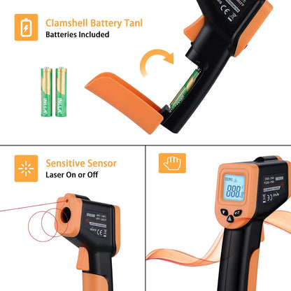 OnniOne Infrared Thermometer Temperature Gun for Cooking -58℉~1022℉