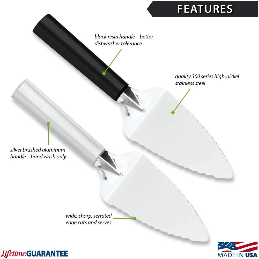 Rada Cutlery Serrated Pie Server (R120), Silver