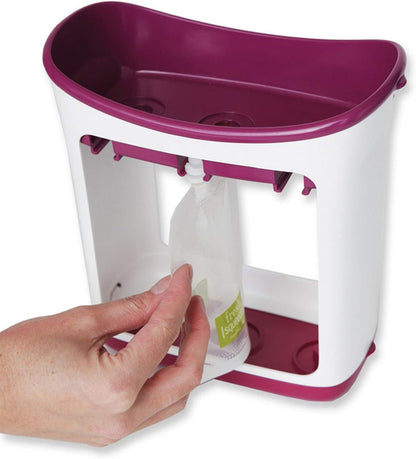 Infantino Squeeze Station for Homemade Baby Food, Pouch Filling Station for Puree Food for Babies and Toddlers, Dishwasher Safe and BPA-Free