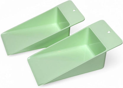 Tupperware Set of 2 Canister Scoops Mint Green