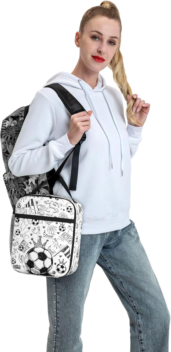 Golf Lunch Box Portable Insulated Cooler Lunch Bags Multicolor Cartoon Lunch Bag For Women Men Kids Boys Girls School Work Office Travel Picnic Gifts