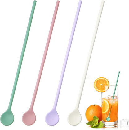 4 Pcs Mini Silicone Spatulas, Jar Spatula Silicone Small Spatulas