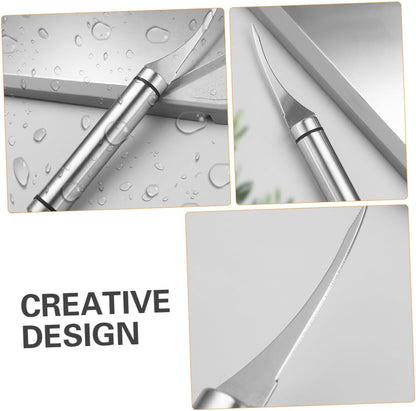 2 Piece Stainless Steel Shrimp Peeler for Kitchen Shell Cleaning