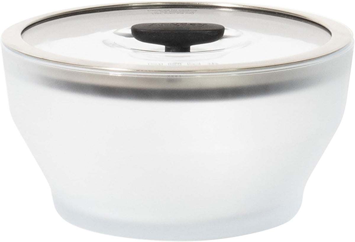 Anyday 8-Cup Microwave Cookware Glass Container with Lid (Kale)