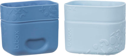 b.box Silicone Snack Cup (2-pack): Divider for Bento Box & Lunch Box, Ideal for Separating & Containing Foods, Dishwasher, Microwave, Oven and Freezer safe (Berry)
