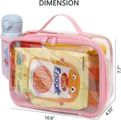 GYEUKHAM Insulated Lunch Box for School, Thermal Reusable Durable Freezable Lunch Bags for Kids Boys Girls Men Women - Small Soft Cooler Portable Lunch Tote Kit for Work Picnic Travel,Black