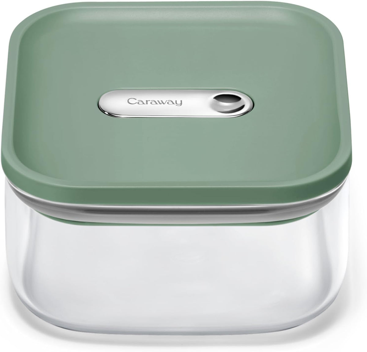 Caraway 4qt Glass Airtight Food Storage Container with Lid – Non-Toxic, BPA-Free Kitchen Storage Container – Stackable, Space-Saving Airtight Container for Dry Goods and More - Mist
