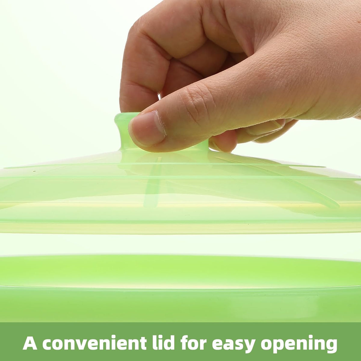 Silicone Microwave Steamer Collapsible Cooker for Vegetables Fish Prep Meal