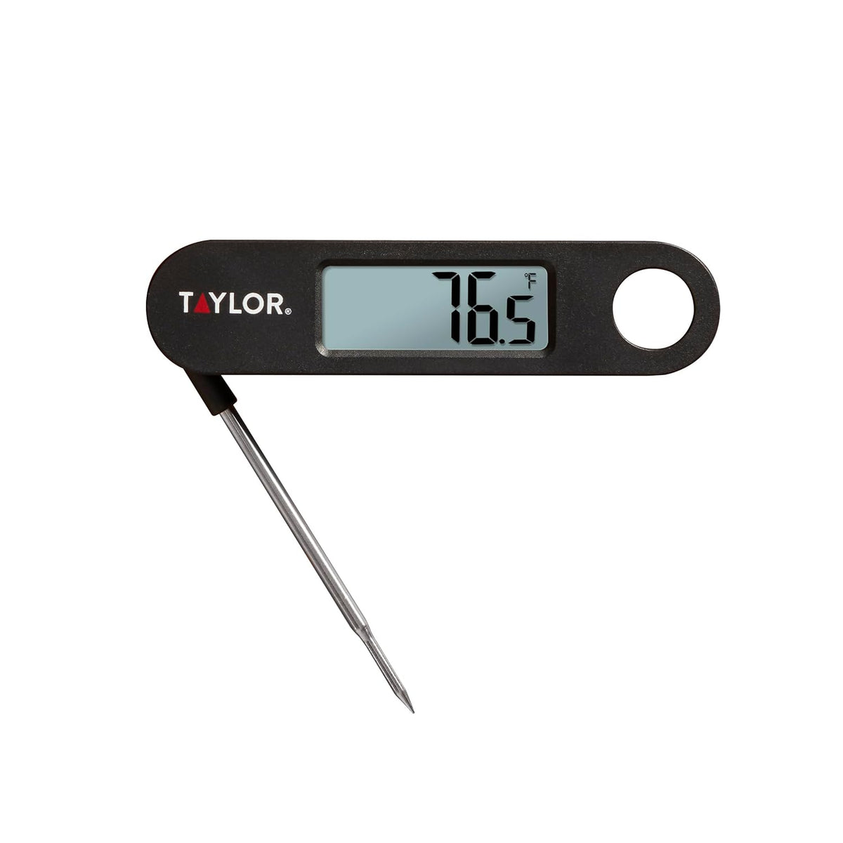 Taylor Digital Folding Stem Food Thermometer Black