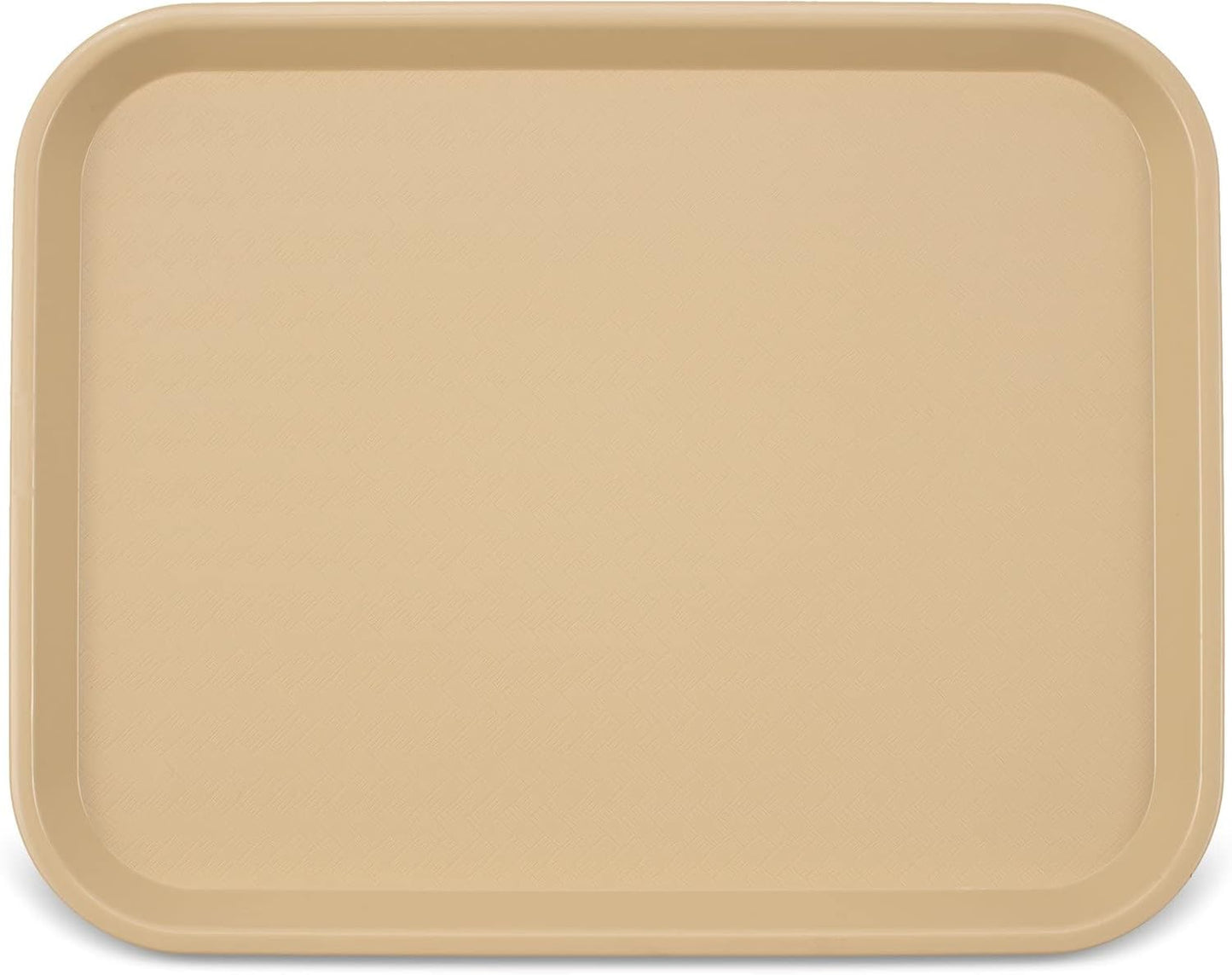 Carlisle FoodService Products Café Cafeteria Tray, Fast Food Tray for Restaurant or Commercial Use, 14" x 18", 1 Count, Black