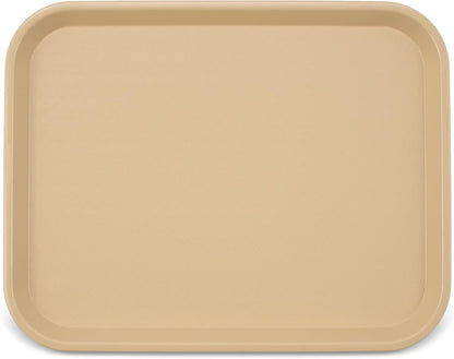 Carlisle FoodService Products Café Cafeteria Tray, Fast Food Tray for Restaurant or Commercial Use, 14" x 18", 1 Count, Black