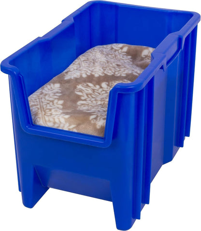 Akro-Mils 13018 Stak-N-Store Stackable Storage Bins, Heavy Duty Garage Storage Containers, Open Front Plastic Organizer for Tools, Shelves, Closet Organizer, 17-1/2" x 16-1/2" x 12-1/2", Clear, 2-Pack