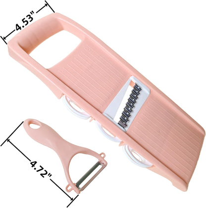 Mandoline Slicer for Kitchen 7-in-1 Mandoline Food Slicer,Potato/Cheese/Vegetable/Carrot/Cucumber Grater,Cutter, Grinder,Waffle Fry Cutter,Julienne Peeler