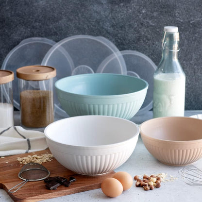 Nordic Ware Mini Prep and Serve Mixing Bowls Set, 4-Piece, Earth-Tones