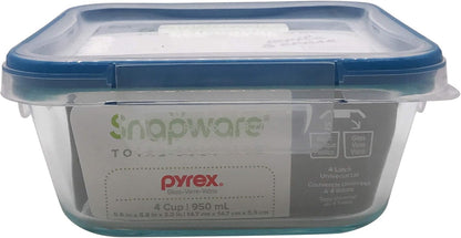 Snapware Snapware 6cup total solution rectangle food storage container glass, 9.3 Ounce (1112403)