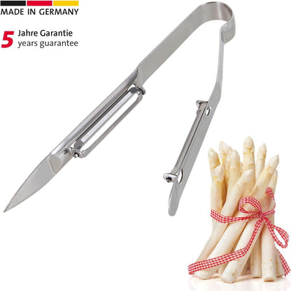 Westmark Asparagus and Vegetable Peeler, 6.9 x 0.6 x 2.4 inches, Silver