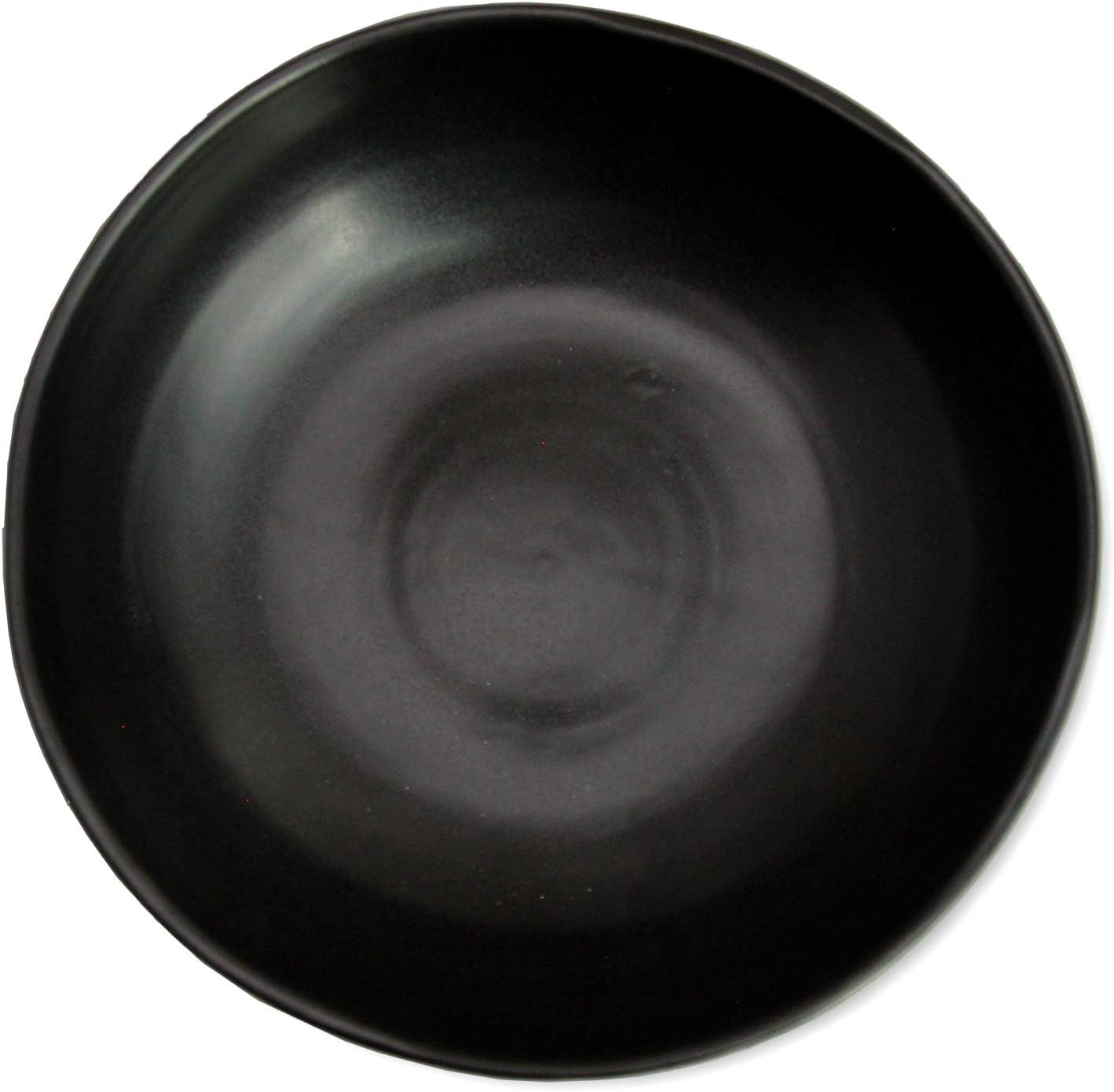 roro Handmade 2-Inch Matte Black Ceramic Pinch Bowls, Set of 6 – Versatile Stoneware for Spices, Condiments, Appetizers & Finger Foods