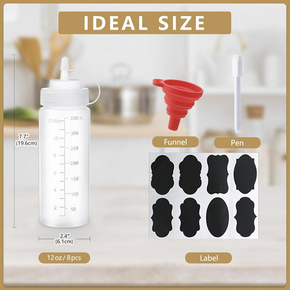 32 oz / 1000 ml Plastic Squeeze Bottles 3-Hole