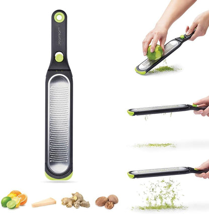 Dreamfarm Ozest Self-Cleaning Zester with Pop Button - 1mm Fine Zesting