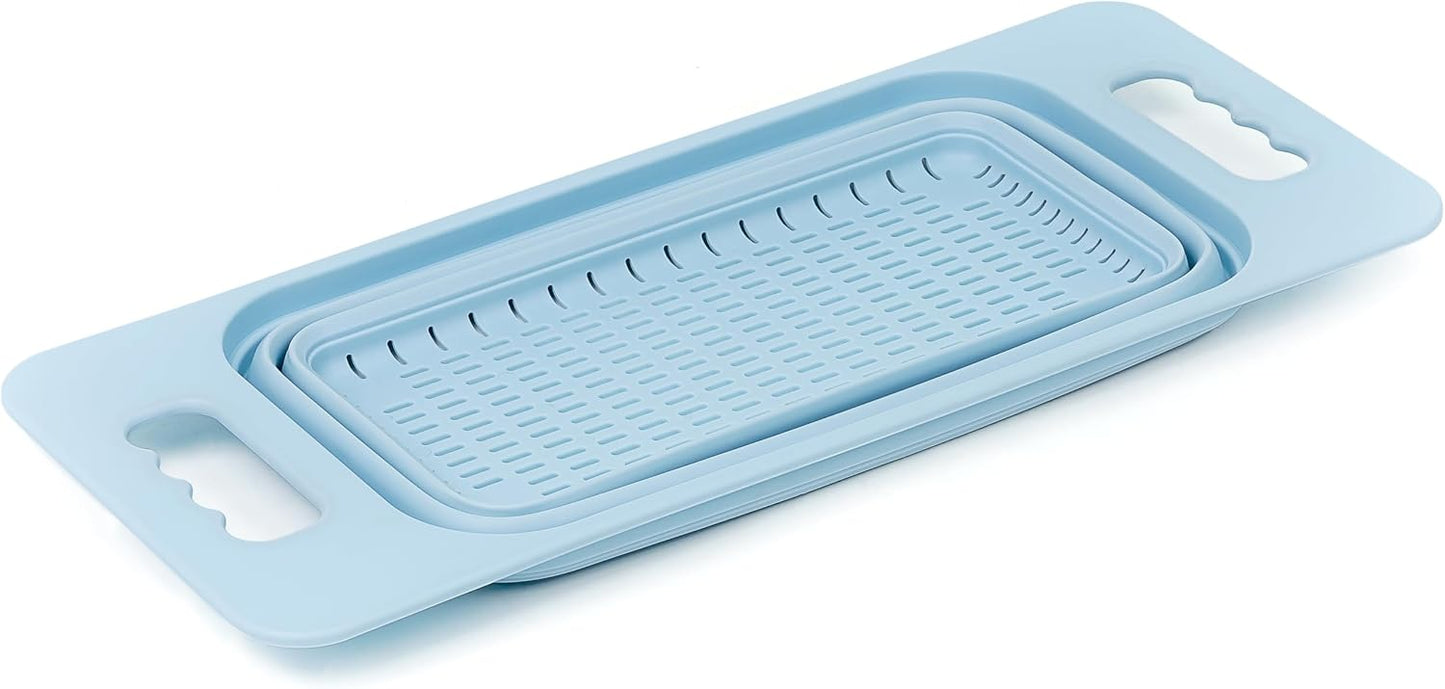 SAMMART Over The Sink Rectangular Colander (Sea Angel)