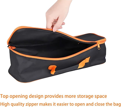 Open Top Tool Tote,Wide Mouth Open Power & Hand Tools Bags Organizer for Men Women (16 Inch)