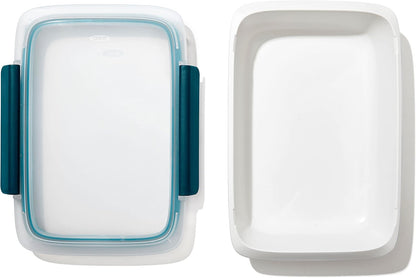 OXO Good Grips Prep & Go Snack & Dip Container, Snack Fuss-Free on the Move, Leakproof Reusable Small Meal Food Storage and Lid, Food Containers with Lids, Snack Organizer, 1.6 Cups/0.4 L