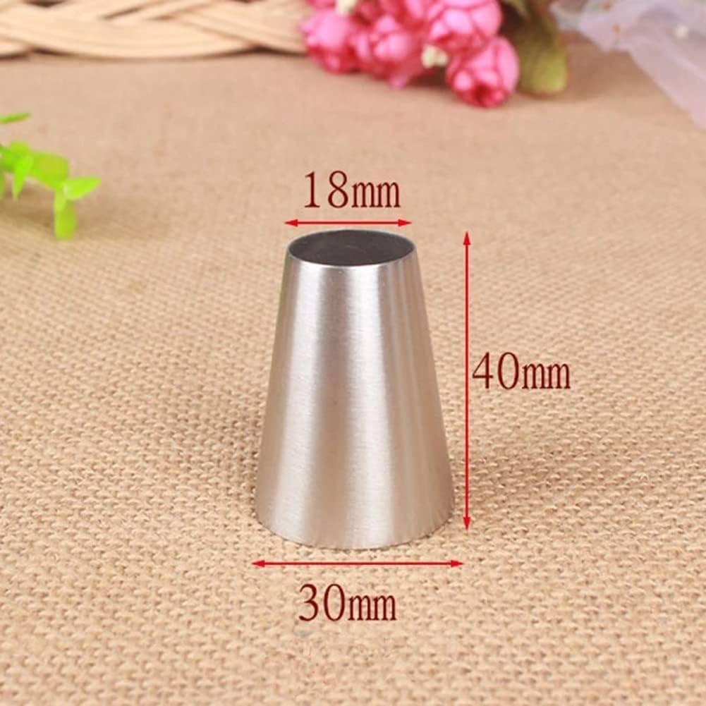 4B Piping Tip Set, Open Star Frosting Tips for Cake Decorating, 3 Pcs