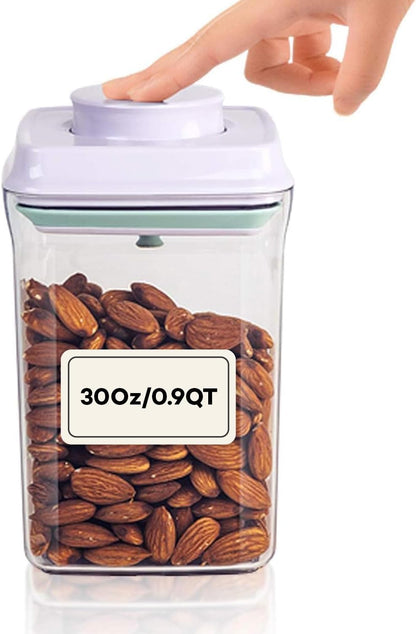 Bop Top Airtight Food Storage Containers with Lid 2 Cups / 16 oz | Kitchen Canister Sets | Air Tight Pantry Container | Pop Top Dry Food Storage Containers for Snacks, Sugar, Flour, Baking, Pasta