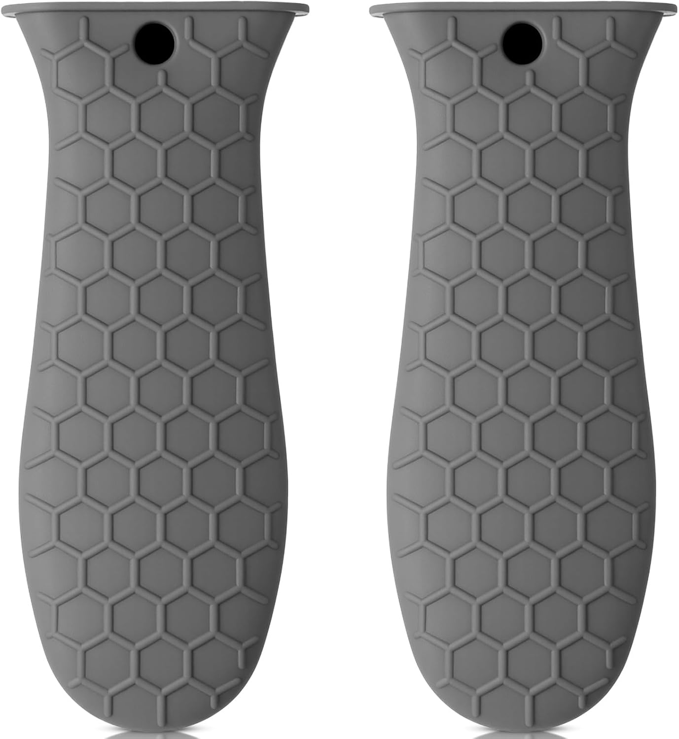 Patelai 2pcs Silicone Pan Handle Sleeve for Cast Iron Skillet, Black