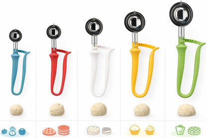 King Arthur Baking Company Tablespoon Cookie Scoop Dough Portions for Drop Cookies, Mini Scones, and Pizzelle