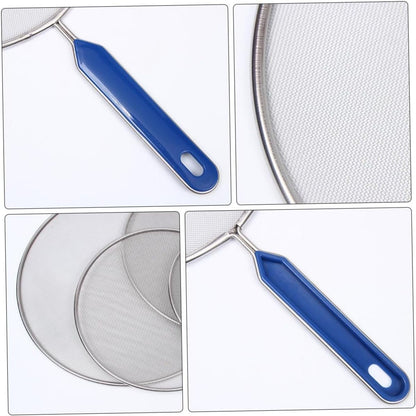 4-Pack Oil Splatter Guard Mesh Covers for Frying Pans and Pots Splashproof Kitchen Oil Screen 18.50X12.99X0.39 Inch Kitchen Accessories for Cooking Safety