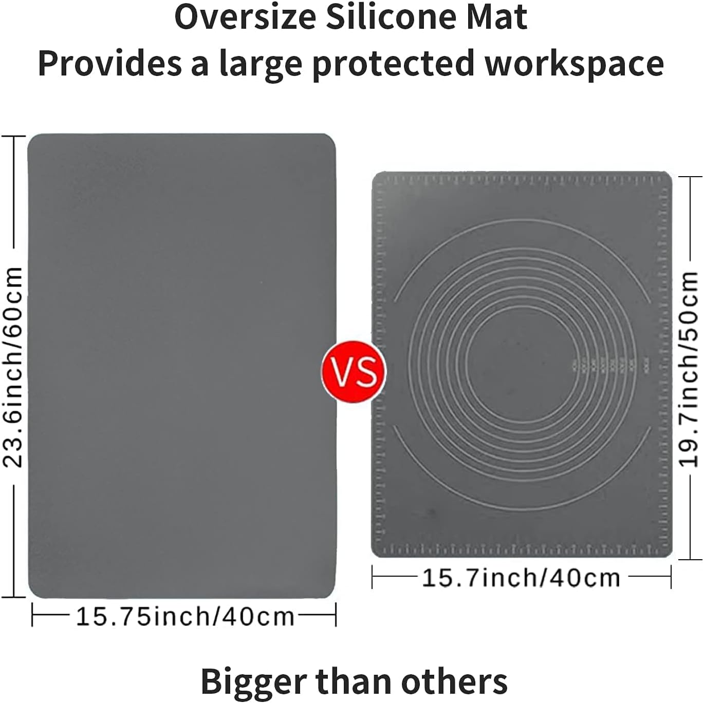 Extra Large Silicone Mats for Kitchen Counter, 27.6'' x 19.7'' Nonskid Silicone Placemats for Kids, Nonstick Purple Silicone Mat for Baking Crafts, Silicone Dab Mat Heat Resistant, 1Pack - Colors B