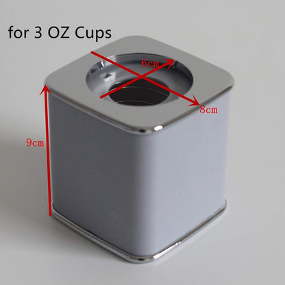 Cup Dispenser, Disposable Paper Cup Dispenser for 3 Ounce or 5 Ounce Bath Cups, with 20 pcs 3 oz Cups Sliver