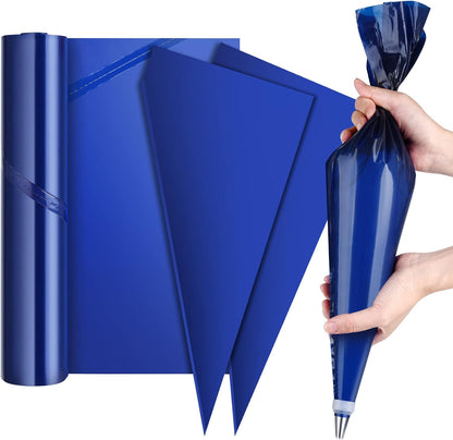 ELECLAND Disposable Piping Bags, Dark Blue