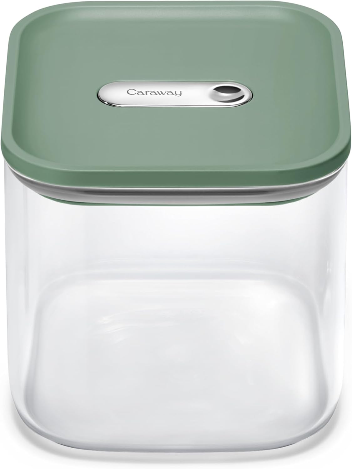 Caraway 4qt Glass Airtight Food Storage Container with Lid – Non-Toxic, BPA-Free Kitchen Storage Container – Stackable, Space-Saving Airtight Container for Dry Goods and More - Mist
