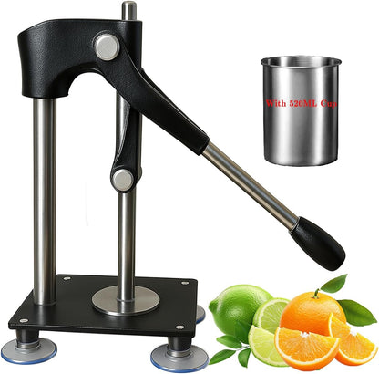 Black Heavy Duty Hand Juicer Press