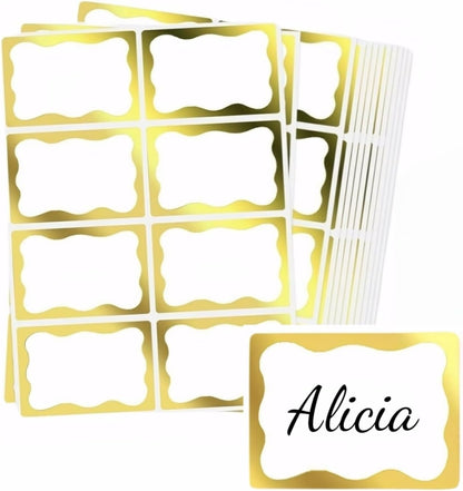 Blank Waterproof Removable Labels for Freezer Storage containers, Labels forJars,Date Label Food Storage Stickers, Waterproof Oil Resistant Easy Clean Leaves no Residue 500Total Per Roll