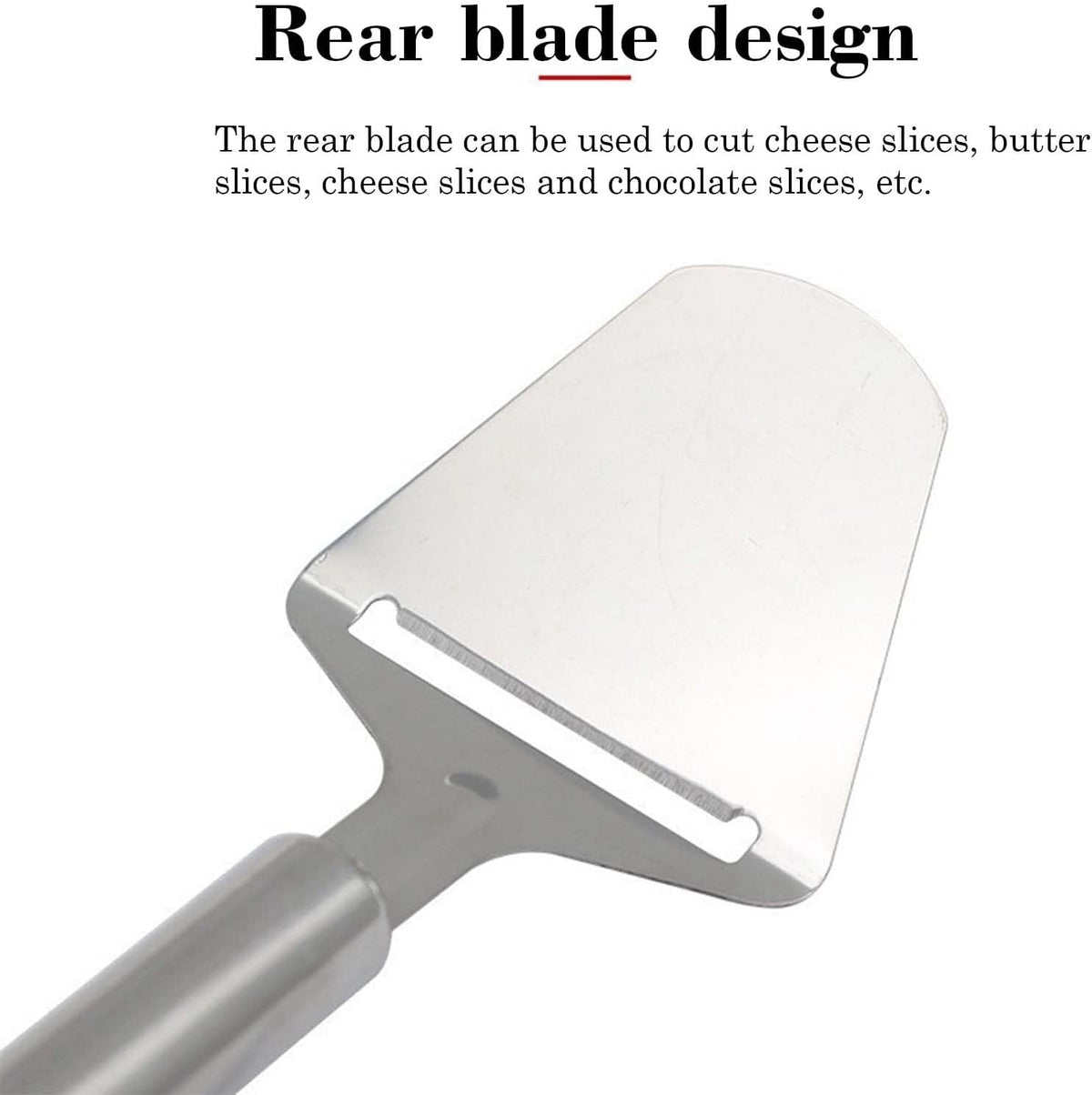 Stainless Steel Handheld Cheese Slicer for Block Cheese, Hard Cheese Plane