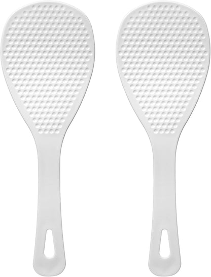 2-Pack Rice Spoon Paddle, 8.3 Inch, Rice Paddle Scooper with Hanging Hole