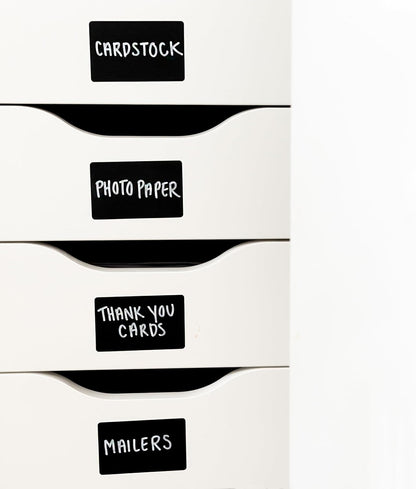 200 Chalkboard Labels for Food Containers, Reusable Black Stickers with Chalk Marker, Removable Pantry Chalk Board Jar Labels Stickers for Glass Jars, Storage Food Mason Jars, Kitchen Organization