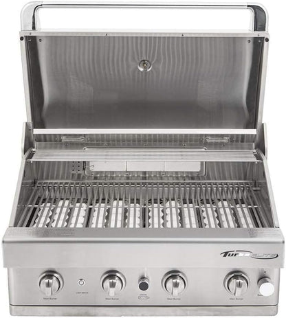 Turbo Elite 32-inch 4-Burner Built-In BBQ Gas Grill - Propane